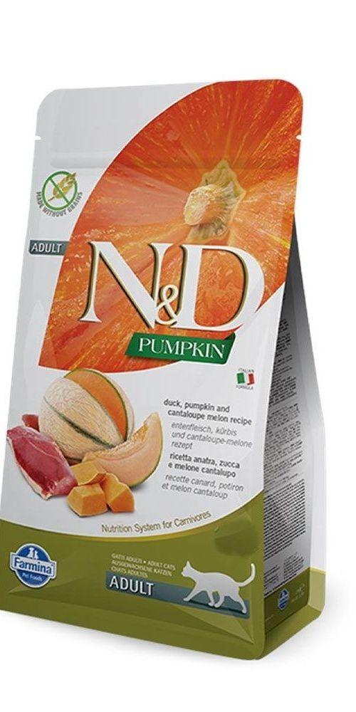 N&D Suva hrana za odrasle mačke, Pačetina i dinja, 5kg