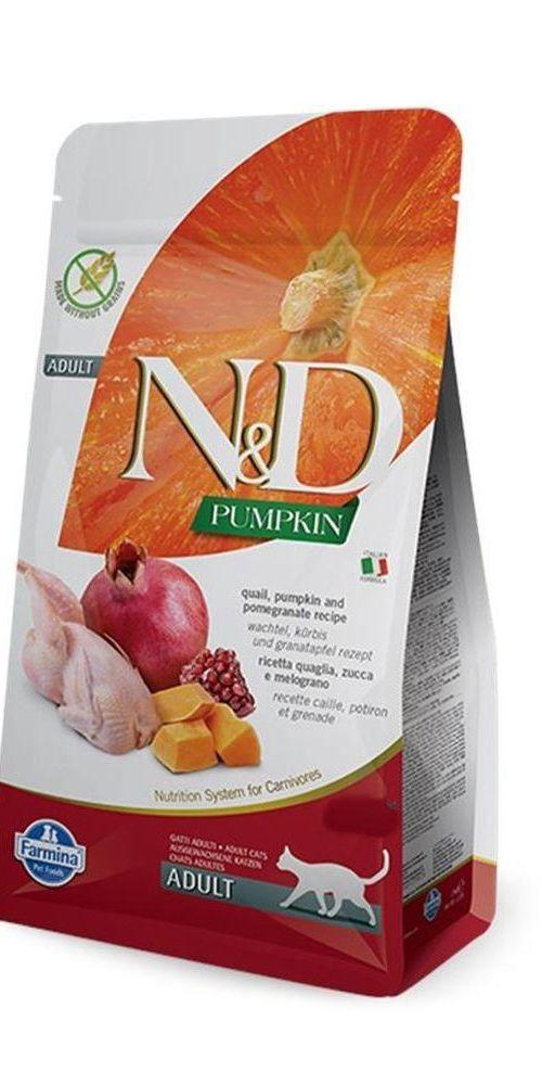 N&D Suva hrana za odrasle mačke, Prepelica i nar 1.5kg