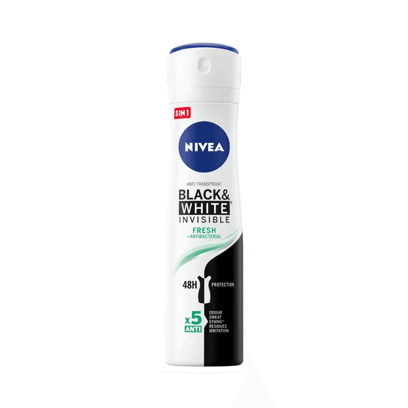 NIVEA Ženski dezodorans Black & White Invisible Fresh 150 ml