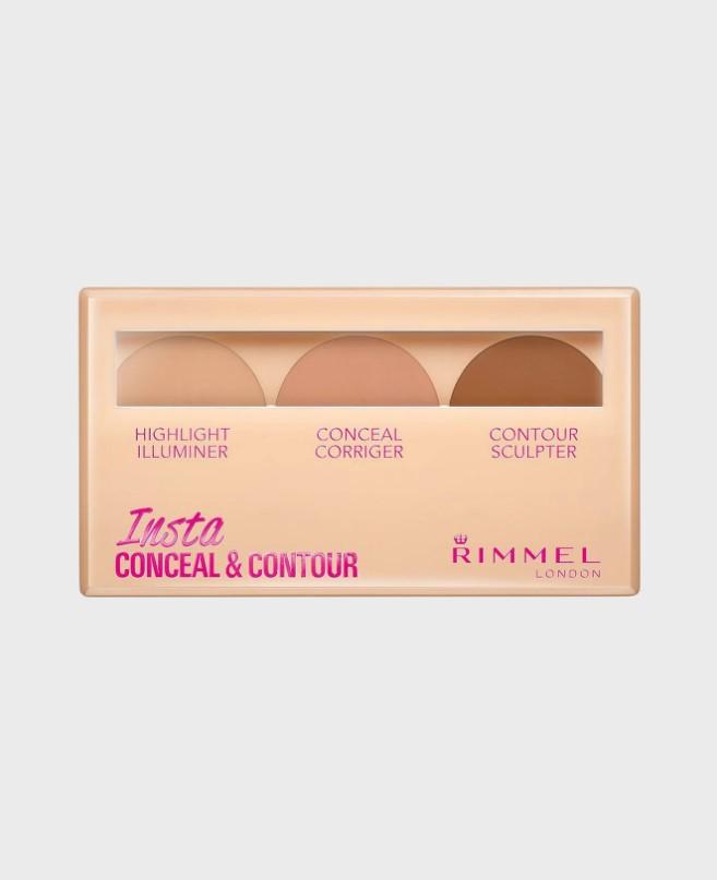 RIMMEL Paleta za konturisanje Insta Conceal Contour 020 Medium