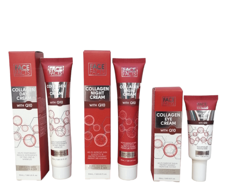 FACE FACTS Set krema za negu lica kolagen + Q10 3/1