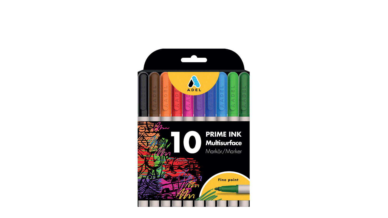 ADEL Markeri Prime Ink za različite površine Classic 10/1