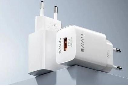 Bavin Punjač, 20W, USB-C, Beli