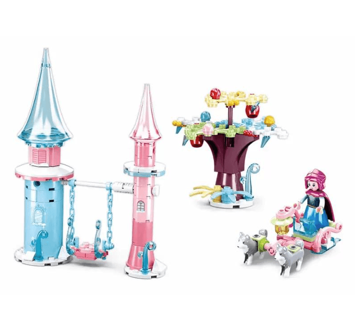 Sluban Kocke snežna bajka, Ljuljaška, 135 delova