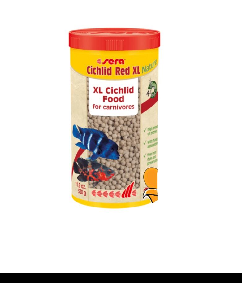 SERA Hrana za veće Ciklide Cichlid Red XL 330g