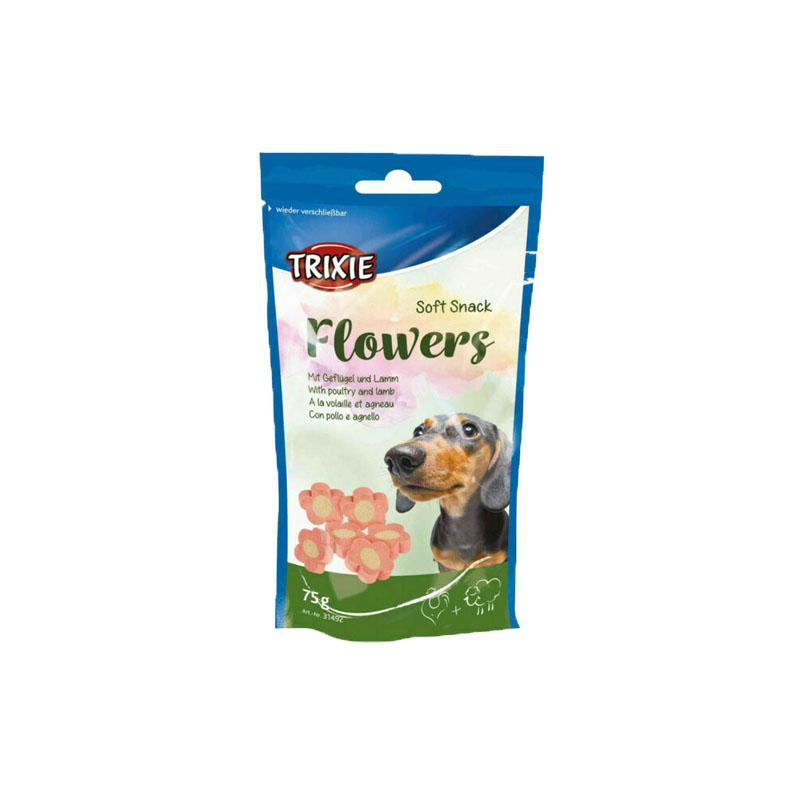 TRIXIE Poslastica za pse Flowers piletina i jagnjetina 75g