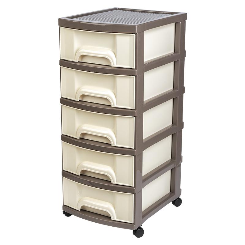 Drina Fiokar sa točkićima Drinko, 5 delova, Braon