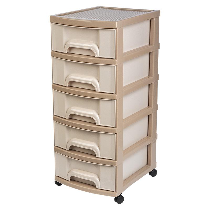 Drina Fiokar sa točkićima Drinko, 5 delova, Bež