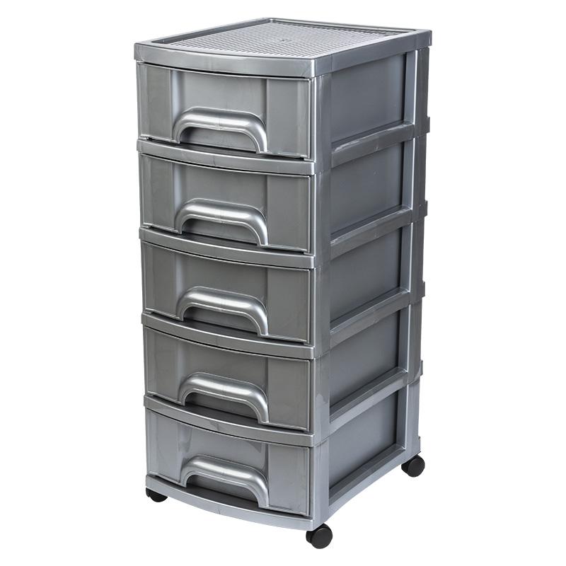 Drina Fiokar sa točkićima Drinko, 5 delova, Sivi