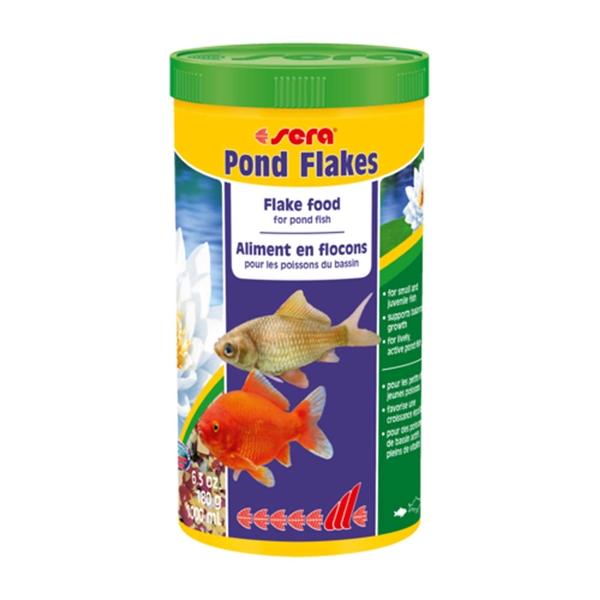 SERA Hrana za ribice Pond Flakes, 1000ml
