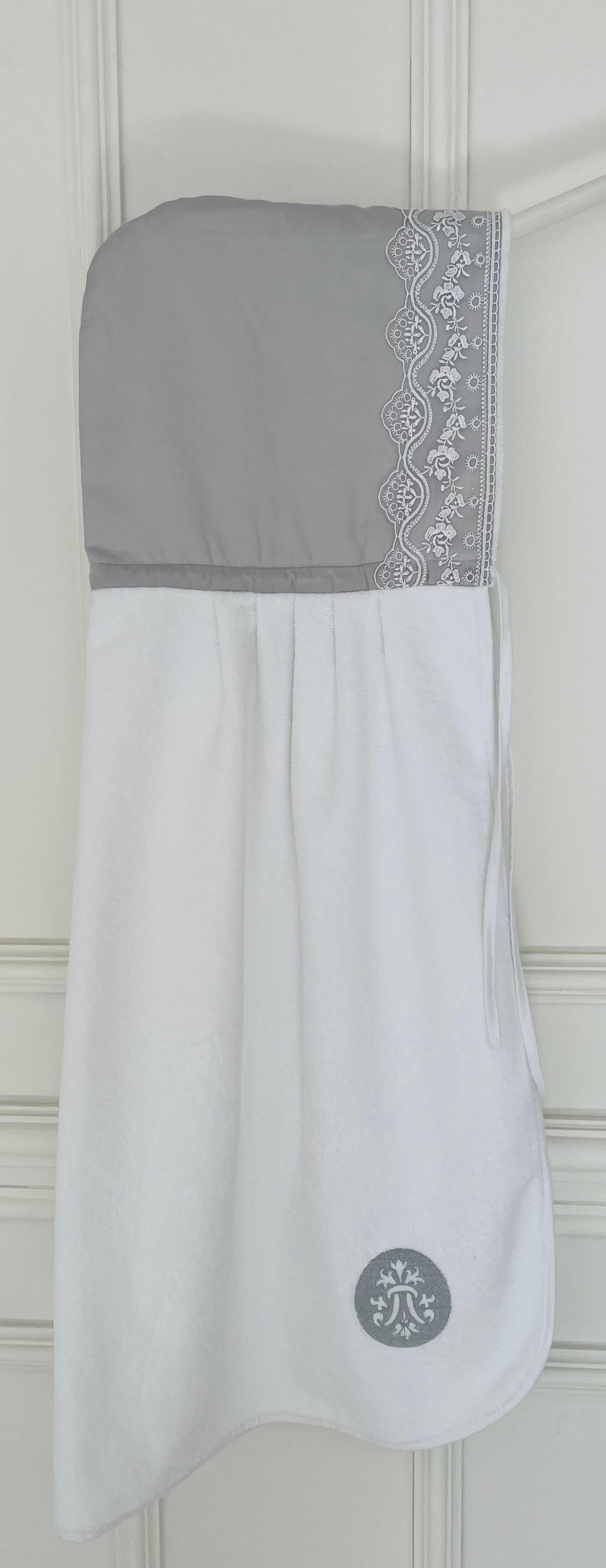 PUERRA Peškir za bebe sivi