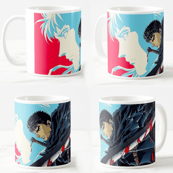 Šolja Anime Berserk, 330 ml, Bela