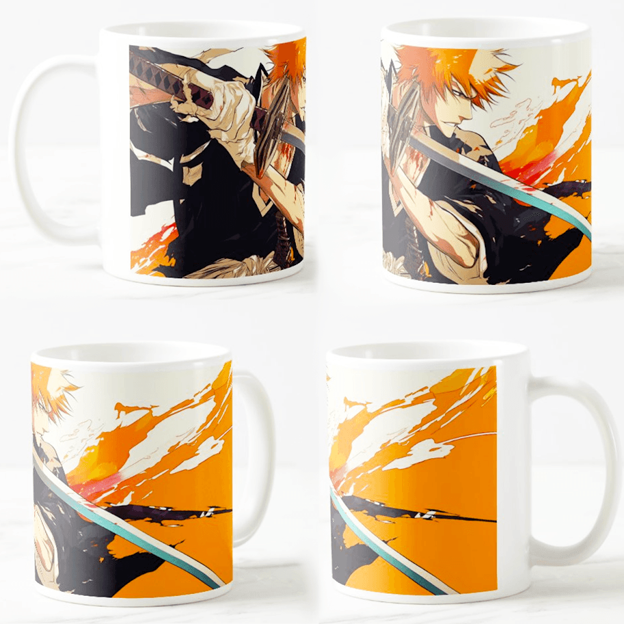 Šolja Anime Bleach, 330 ml, Bela