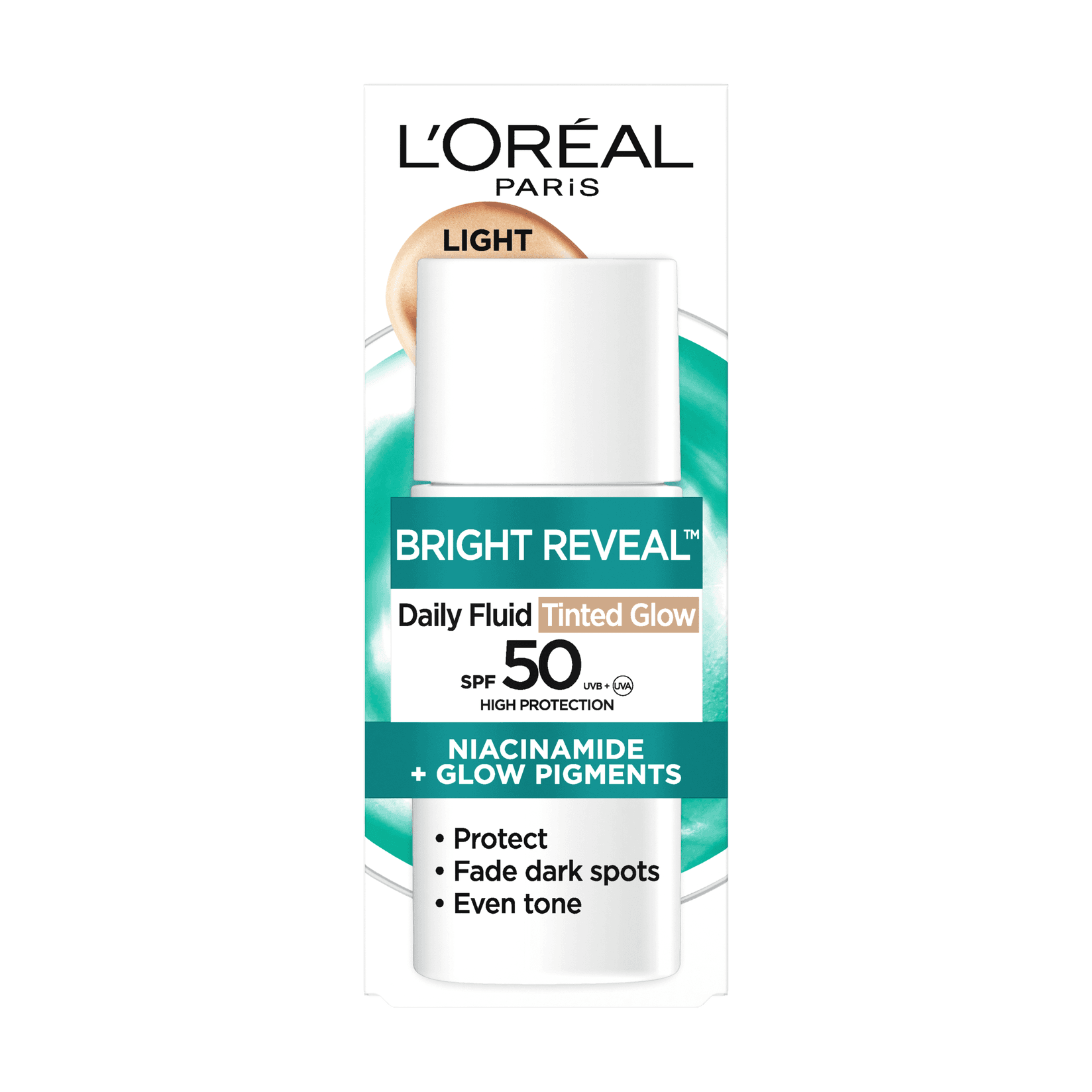 L'OREAL Paris Tonirani anti-UV fluid protiv tamnih fleka Bright Reveal, Light, 30 ml