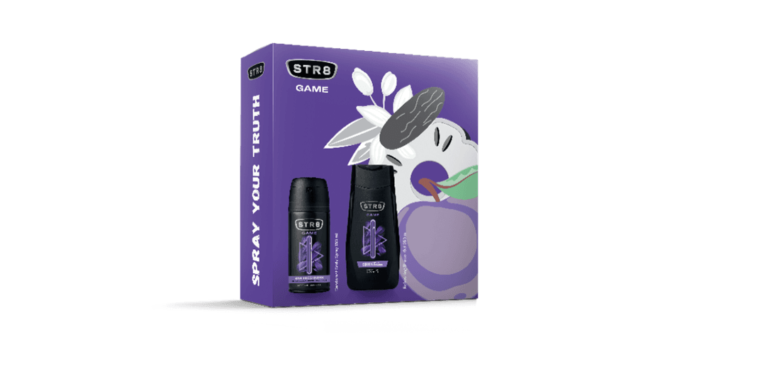STR8 GAME set dezodorans 150 ml + gel za tuširanje 250 ml