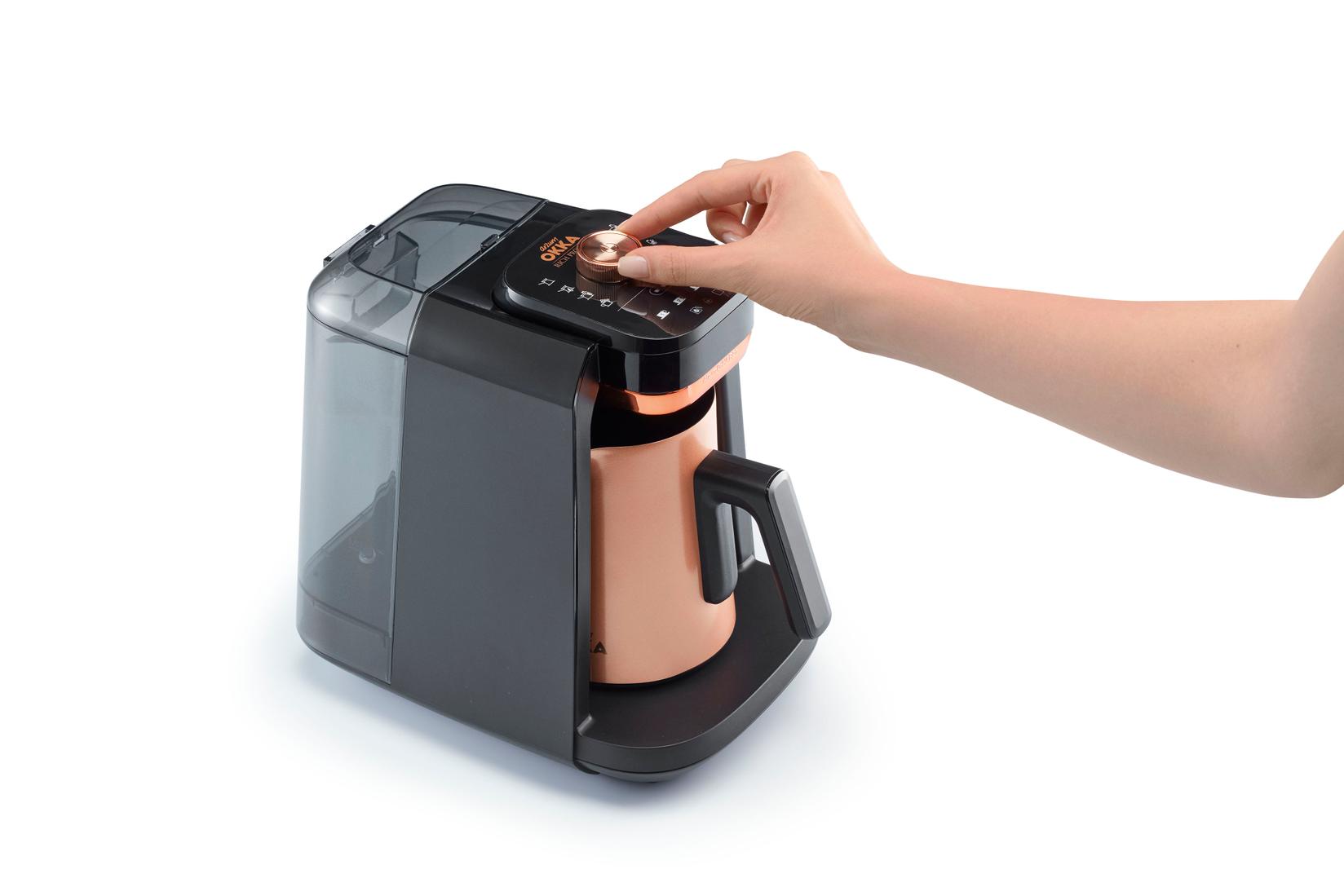 Arzum Okka Aparat za tursku kafu Rich Pro Plus OK0038-0400, 8 u 1, Crno-bakarni
