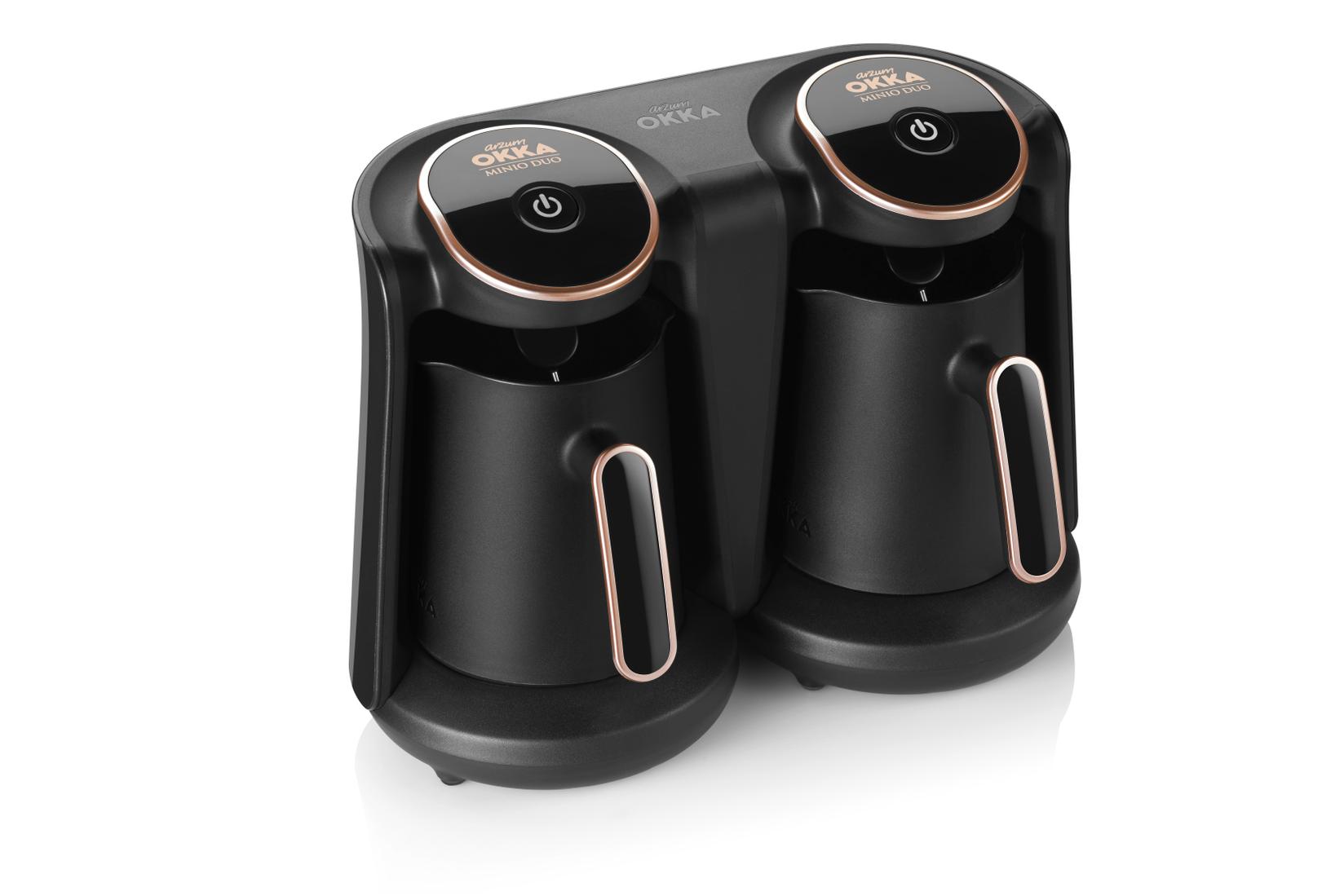 Arzum Okka Automatski dupli aparat za tursku kafu Okka Minio OK006-0400, Crno-bakarni