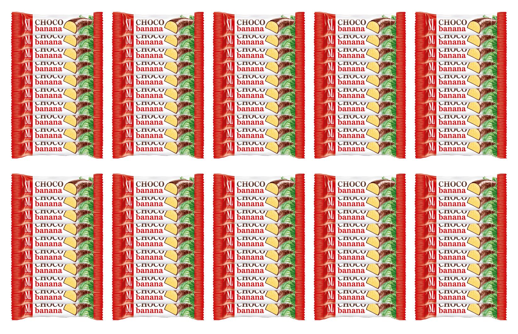 SWISSLION TAKOVO Pakovanje čokoladnih bananica, 18g, 100 komada