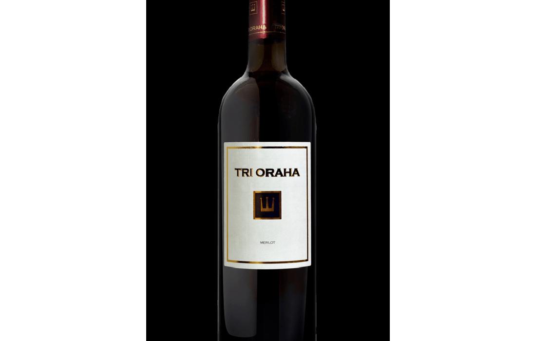 TRI ORAHA Merlot crveno vino 0.75l