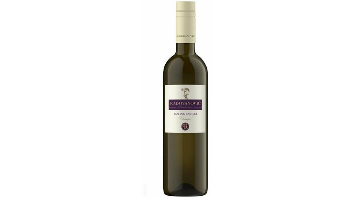 RADOVANOVIĆ Rajnski Rizling belo vino 0.75l