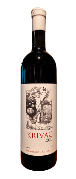 Manufaktura Spasić Krivac Crveno vino, 2020, 0.75l