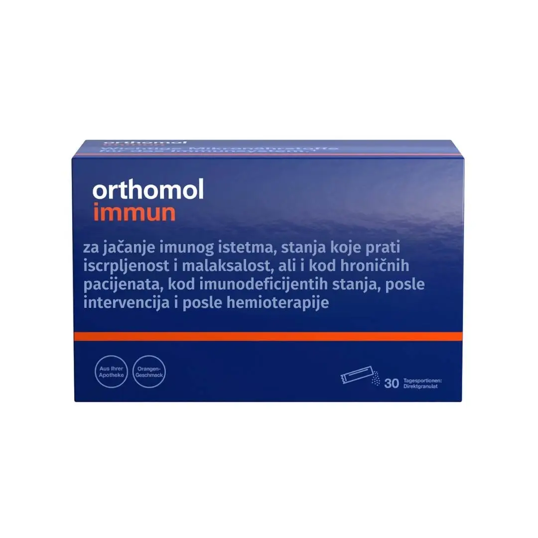 Orthomol Immun Granule Direkt, Pomorandža, 30 kesica