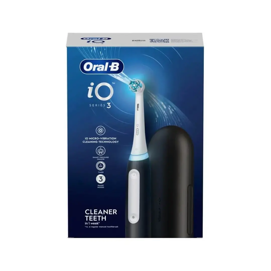 Oral-B Električna četkica za zube iO 3, Crna