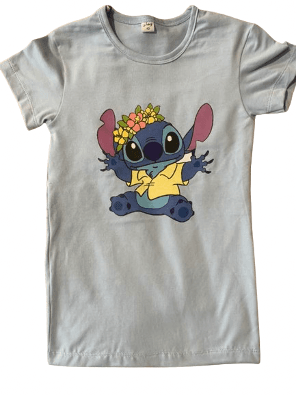 Divars Majica za devojčice sa štampom Stitch, Plava