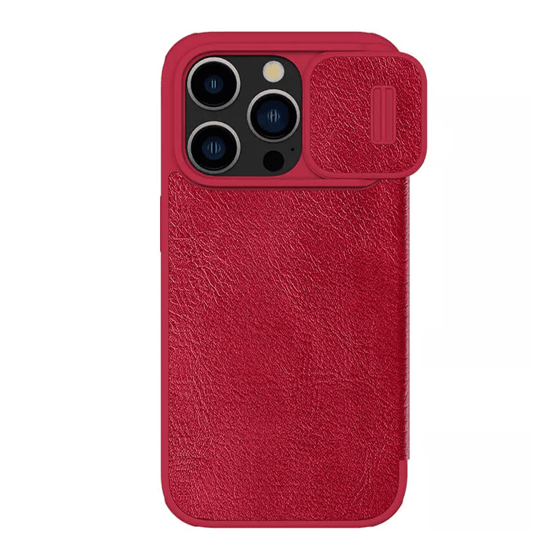 Maska na preklop Nillkin Qin Pro za iPhone 15 Pro Max crna