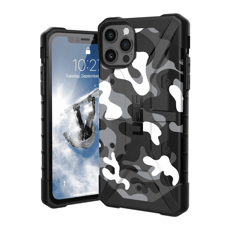 Maska UAG Pathfinder Camo za iPhone 12/ 12 Pro crno bela