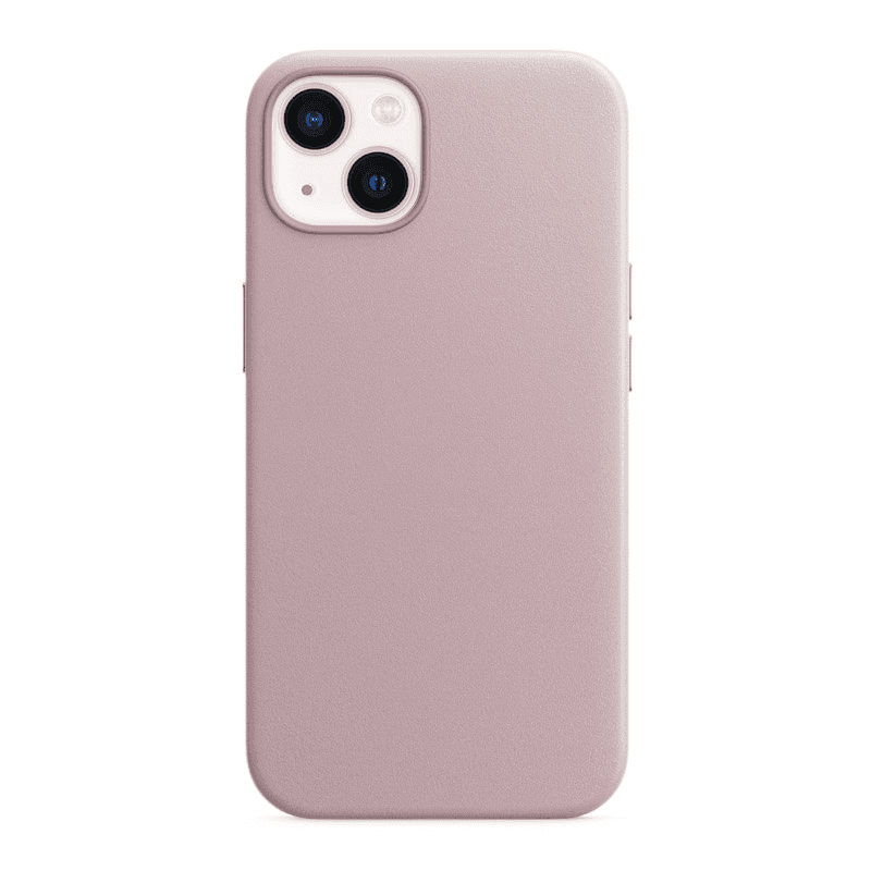 Maska Beautiful Shine Leather za iPhone 14 roze
