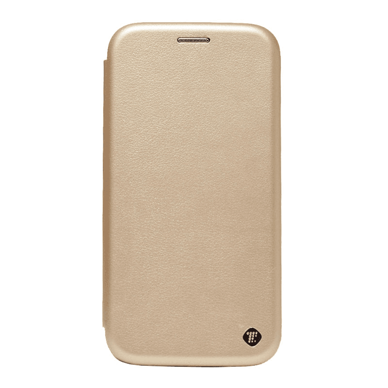 Maska na preklop Teracell Flip Premium za Honor X7a zlatna