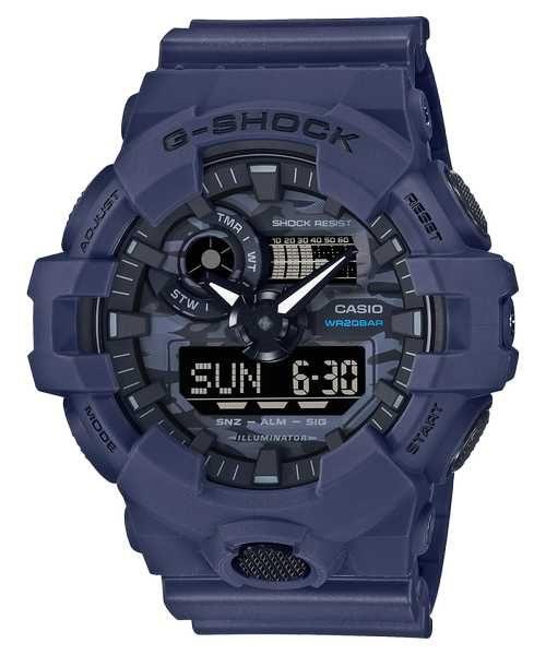 CASIO Muški sat GA-700CA-2A, Teget