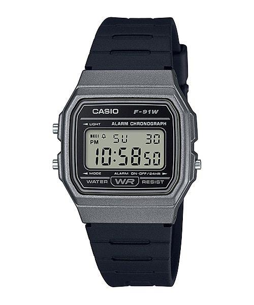 CASIO Muški sat F-91WM-1B, Crni