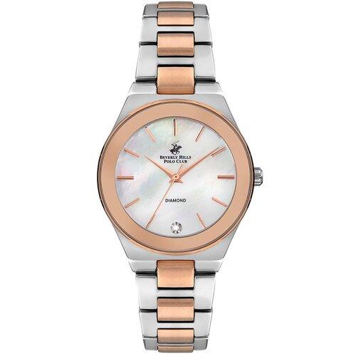 BEVERLY HILLS POLO CLUB Ženski ručni sat BP3229X.520 roze-srebrne boje