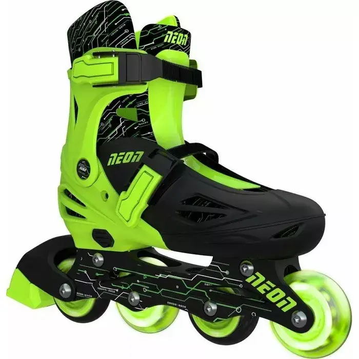 YVOLUTION Roleri za dečake NEON COMBO 2u1, Zeleni