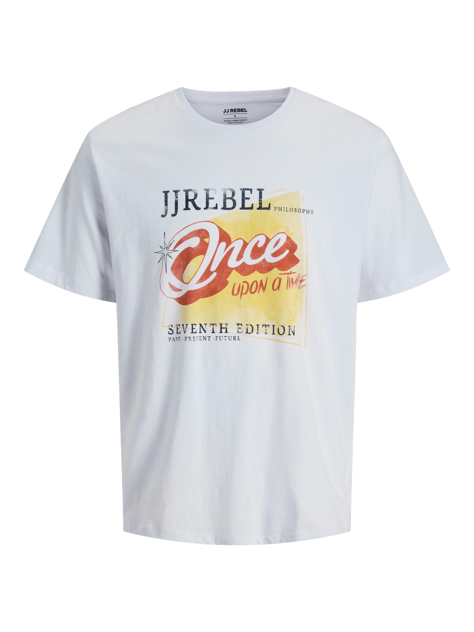 JJ Rebel Muška majica 12290611, Bela
