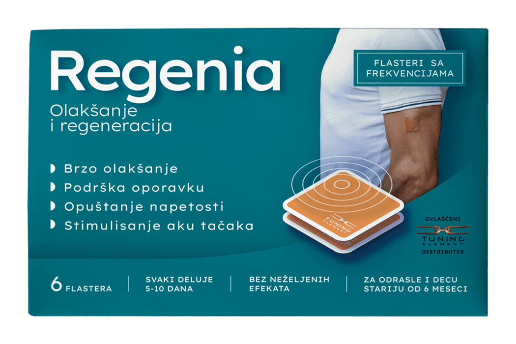 Resonova Care Flasteri sa frekvencijama za ublažavanje i olakšavanje bolova Regenia, 6 komada