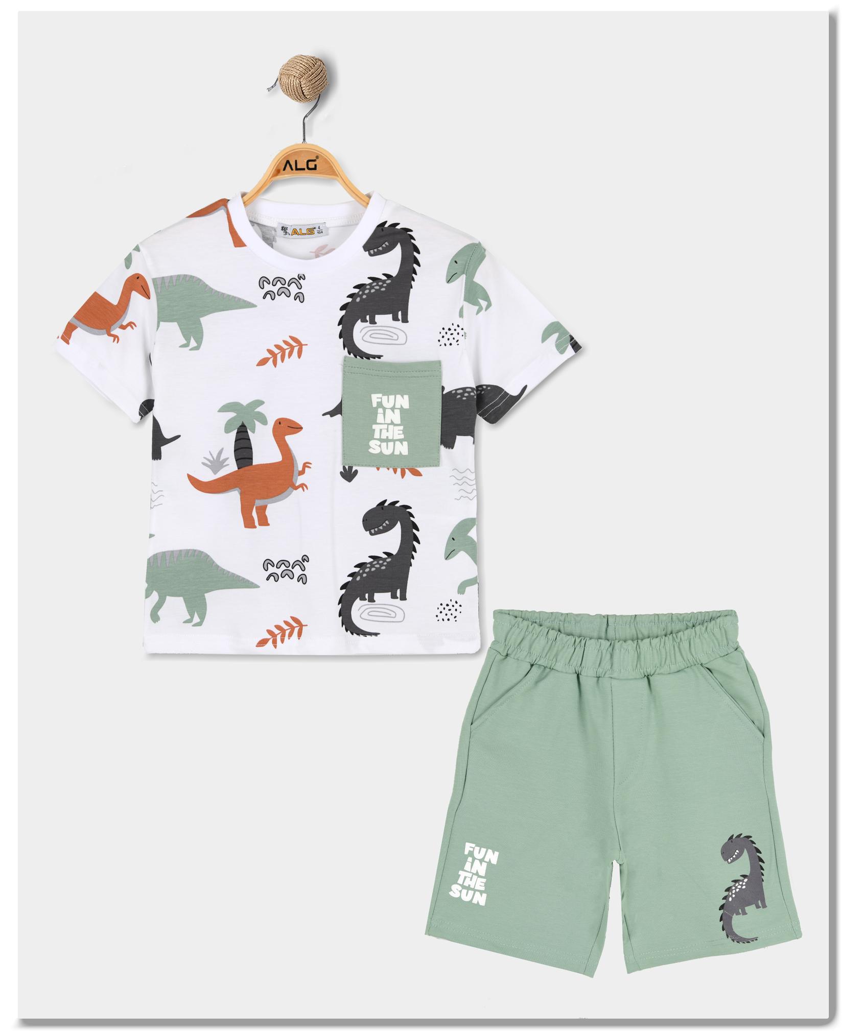 ALG Komplet za dečake Dino, Kaki