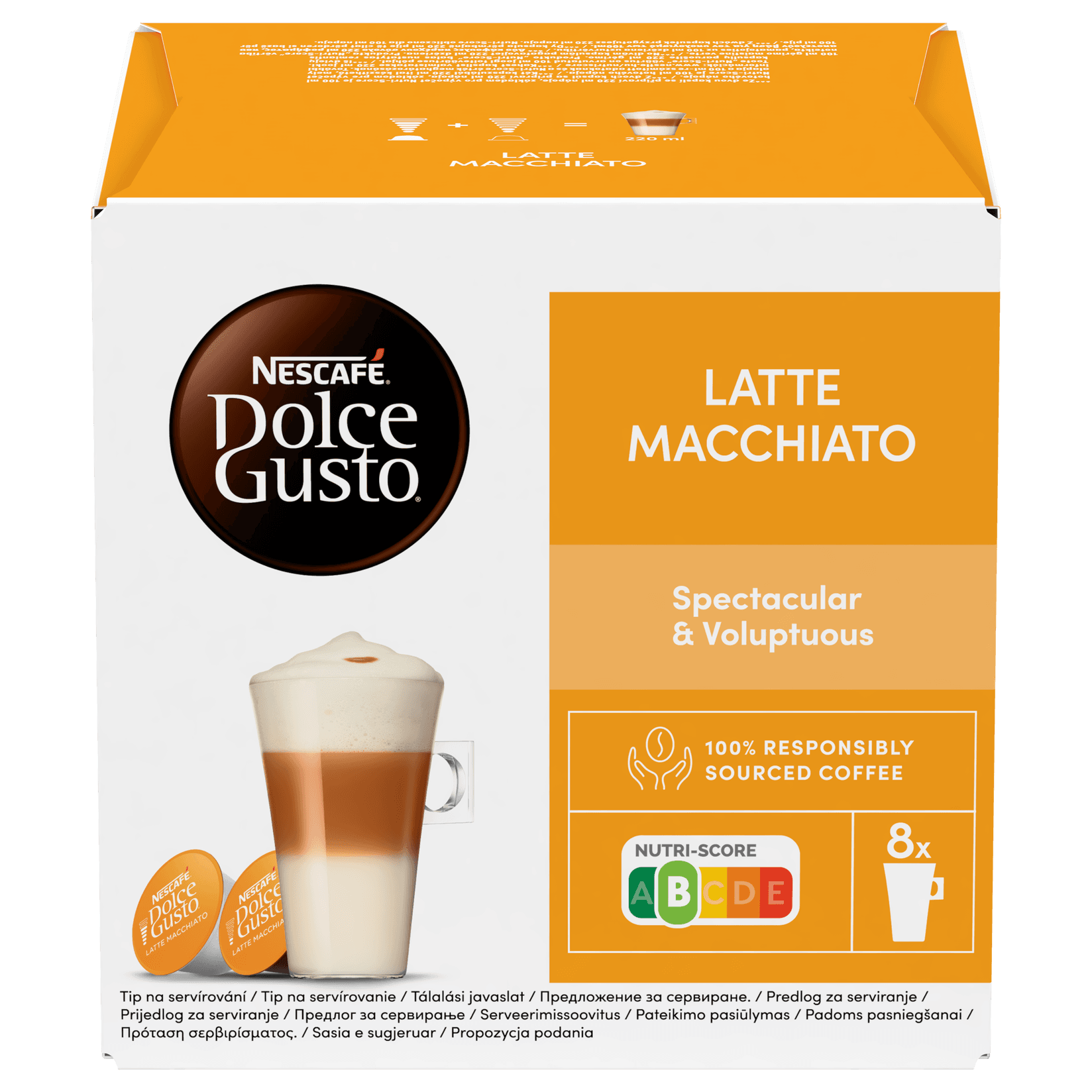 Nescafe Dolce Gusto Kapsule za kafu Latte Macchiato, 16 kapsula, 183.2g