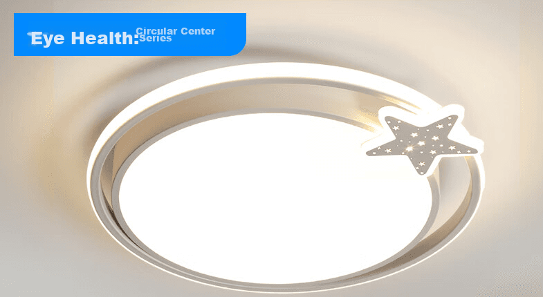 Micoe Plafonska lampa LED, 45 W, Zvezda, Siva
