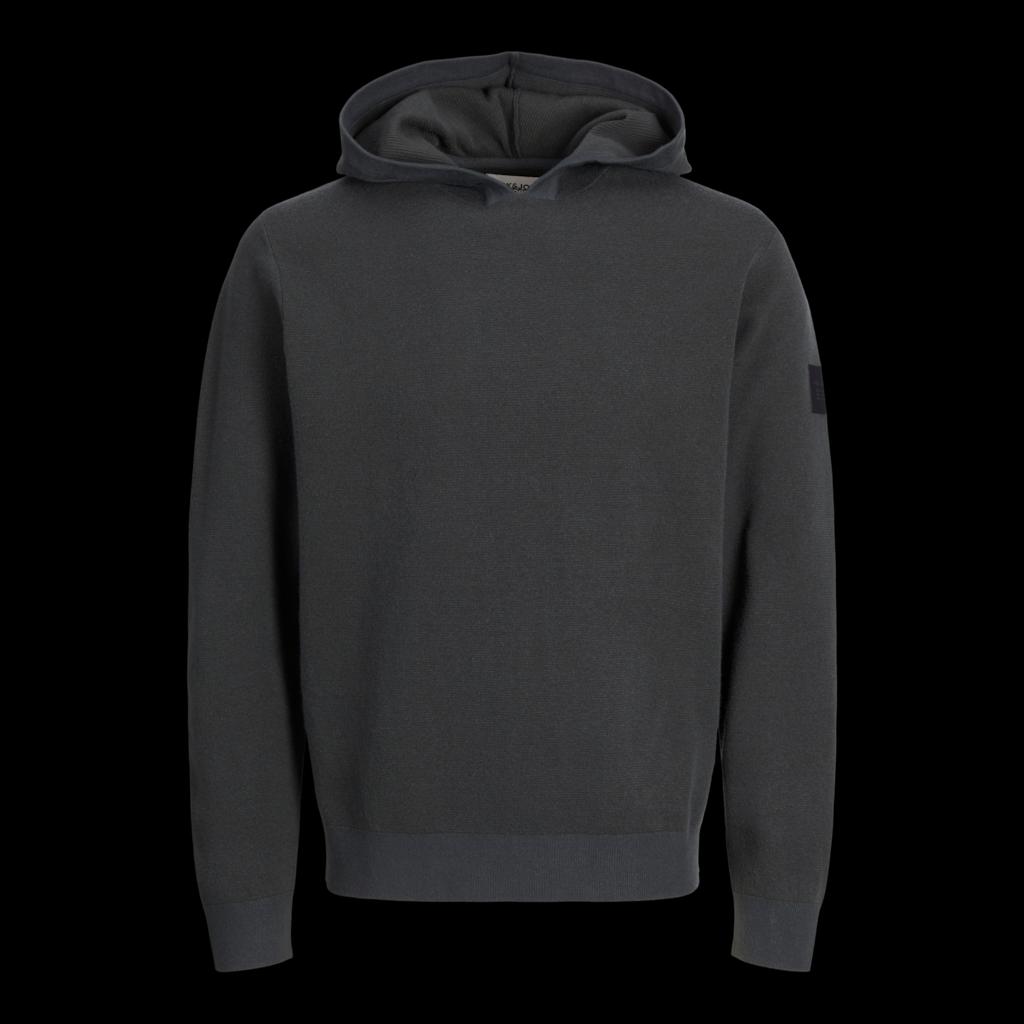 JACK & JONES Muški duks sa kapuljačom 12260051, Tamnosivi