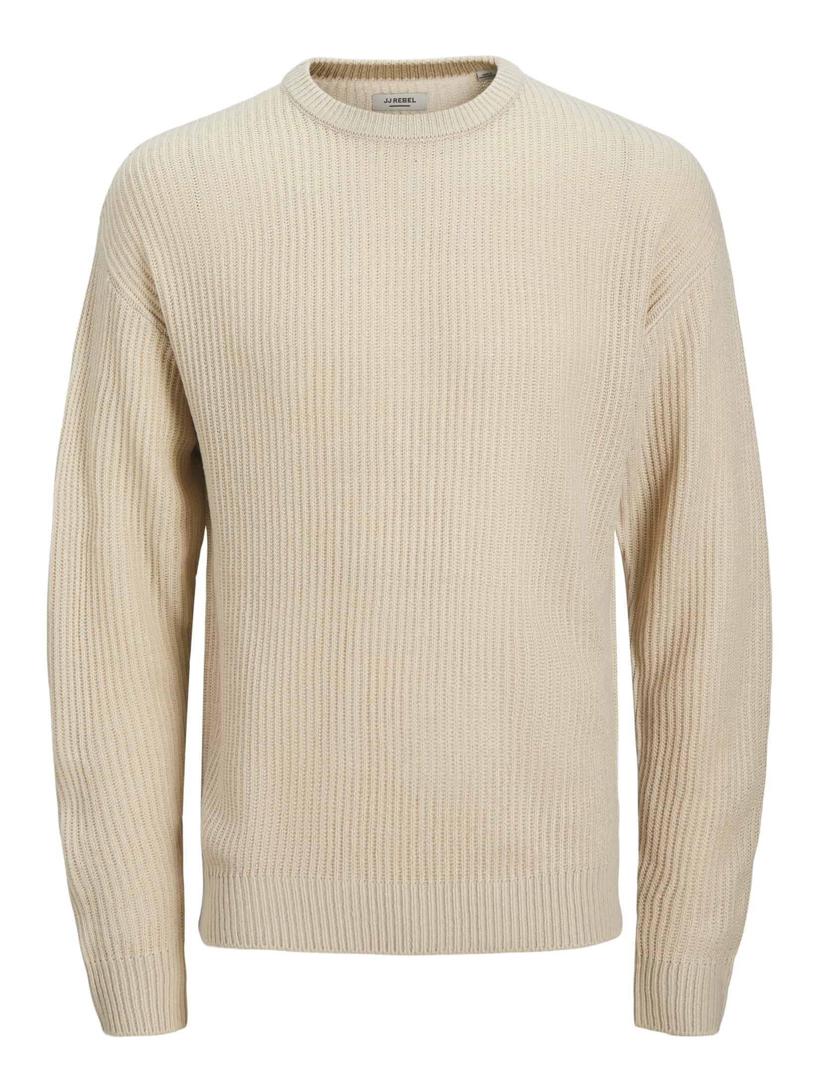 JJ REBEL Muški džemper 12279452, Bež