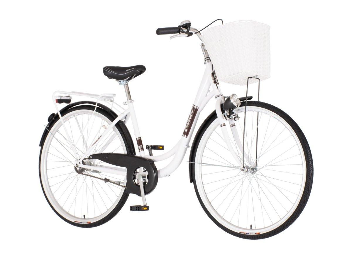 VISITOR Ženski bicikl Fashion Latte 28", Beli