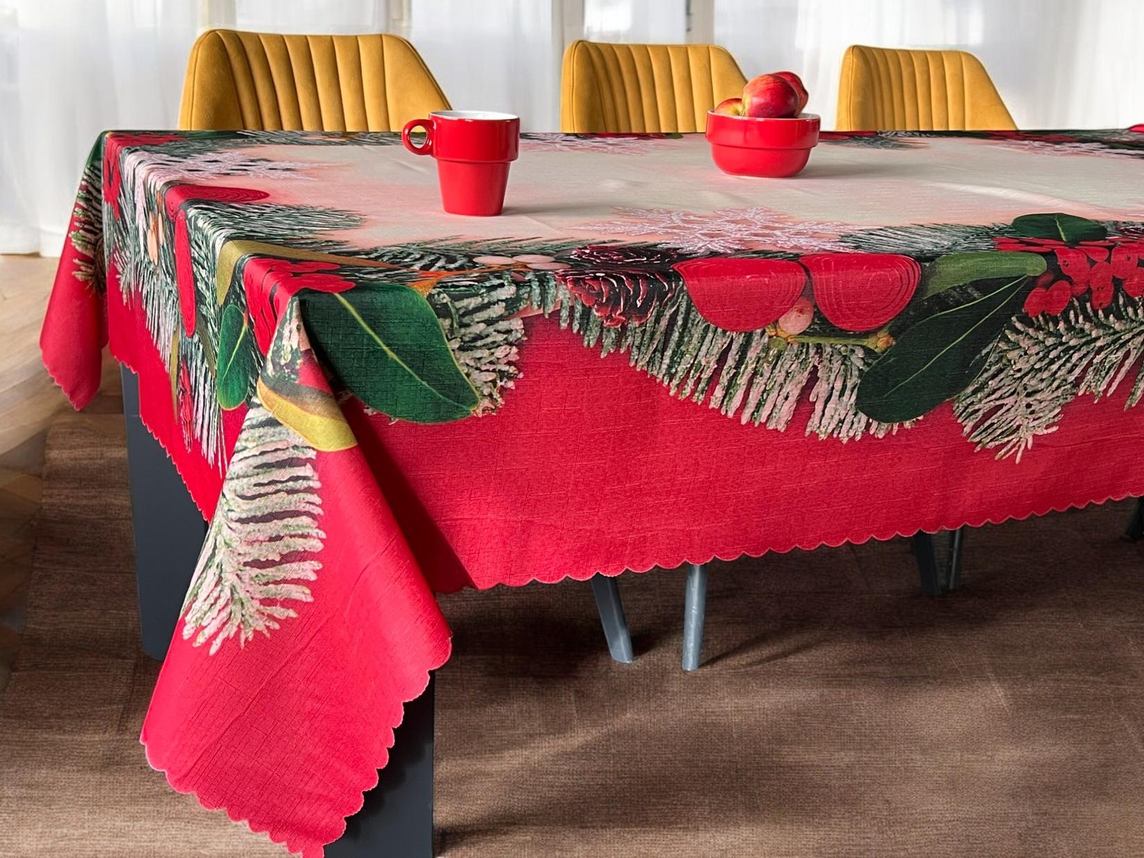 Stolnjak Novogodišnji cvet 150x220cm