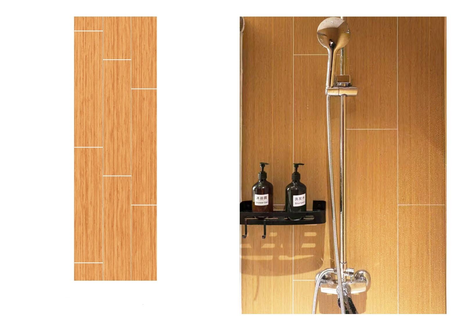 Vinilis Zidni panel SPC, 260 x 60 cm, Bambus pločice