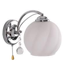 Zidna lampa Alyson, E27, 1x40W, Bela