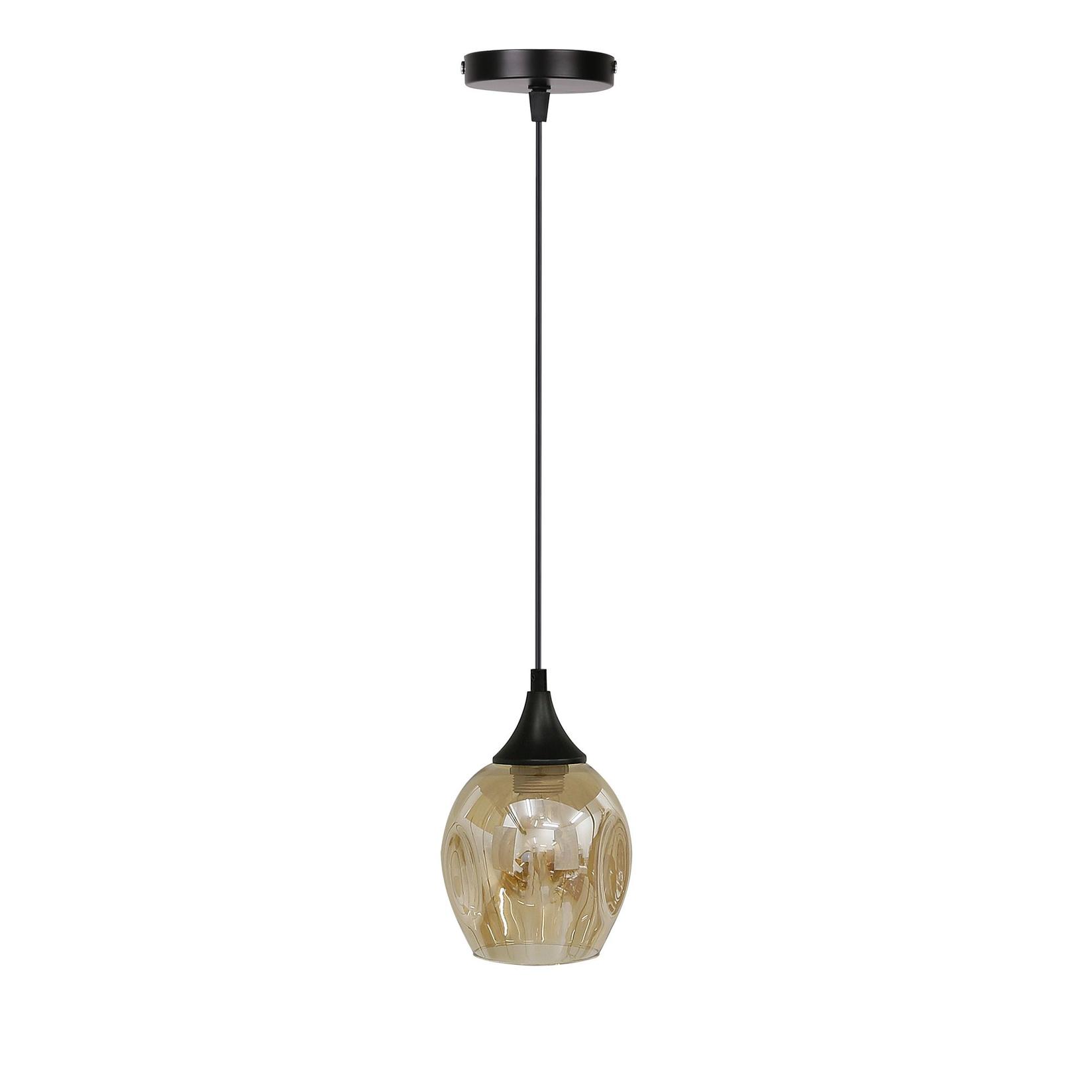 Viseća lampa Aspa, E27, 1x40W, Crna