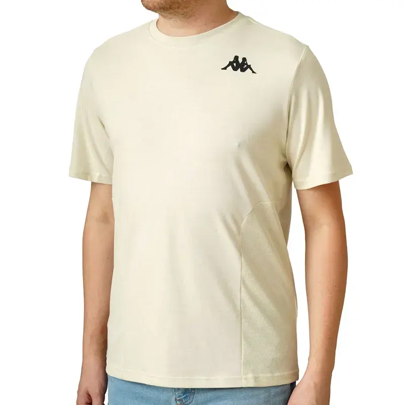 Kappa Muška majica kratkih rukava Gillido, Krem