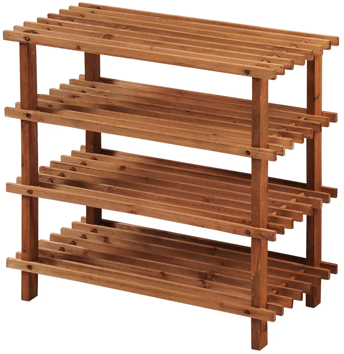 KESPER Drveni cipelarnik sa 4 police KSP69734 54x52x26cm